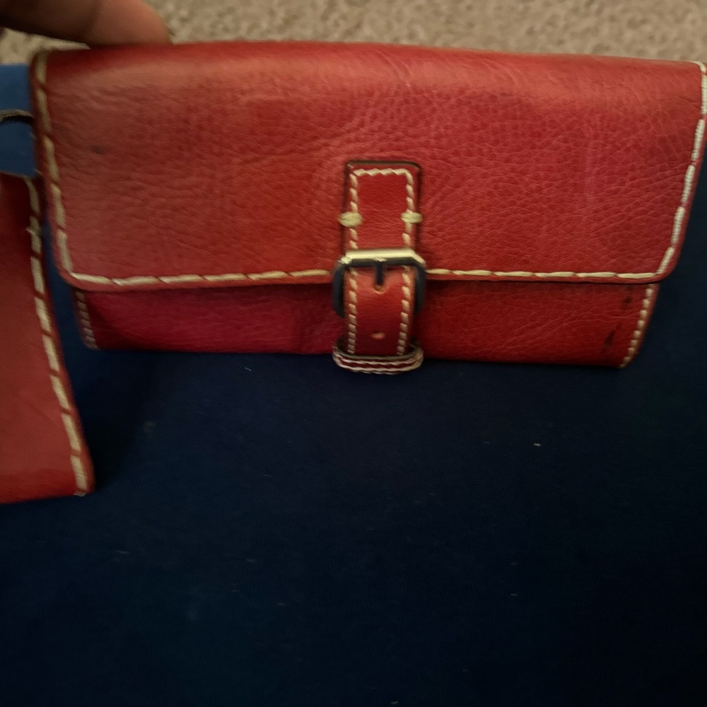 Red Authentic Chloe Wallet - Picture 7 of 12